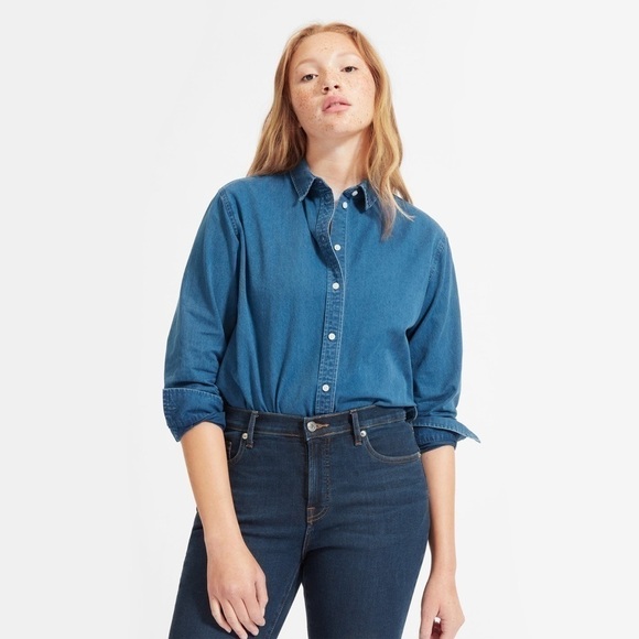 Everlane Authentic Stretch Mid-Rise Skinny Pant - Picture 2 of 11